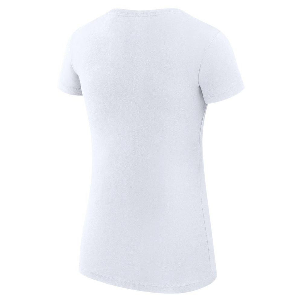 Minnesota Vikings G-III 4Her by Carl Banks Women's Super-Slim Fit Lightweight Collage Team T-Shirt White