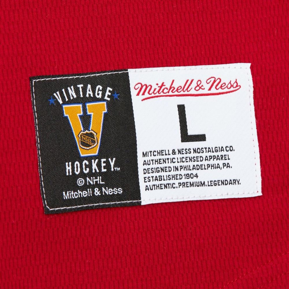 New York Rangers Mitchell & Ness Thermal Henley Long Sleeve T-Shirt - Red - NHL 202122428