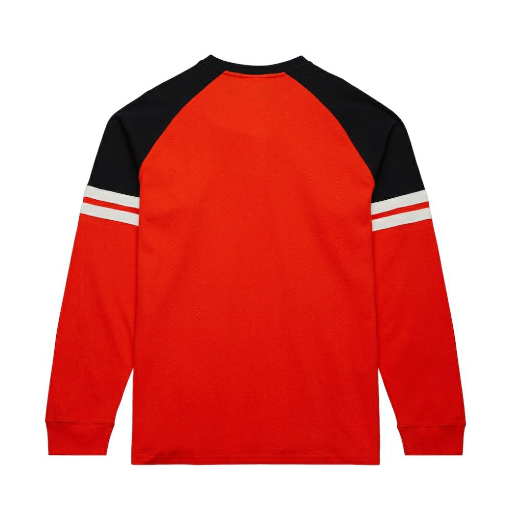 Philadelphia Flyers Mitchell & Ness Thermal Henley Long Sleeve T-Shirt - Orange - NHL 202122430
