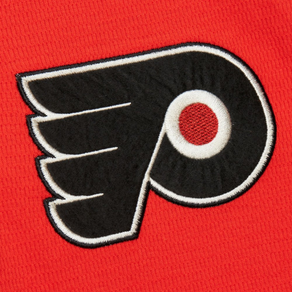 Philadelphia Flyers Mitchell & Ness Thermal Henley Long Sleeve T-Shirt - Orange - NHL 202122430