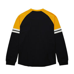 Boston Bruins Mitchell & Ness Thermal Henley Long Sleeve T-Shirt - Black - NHL 202122434
