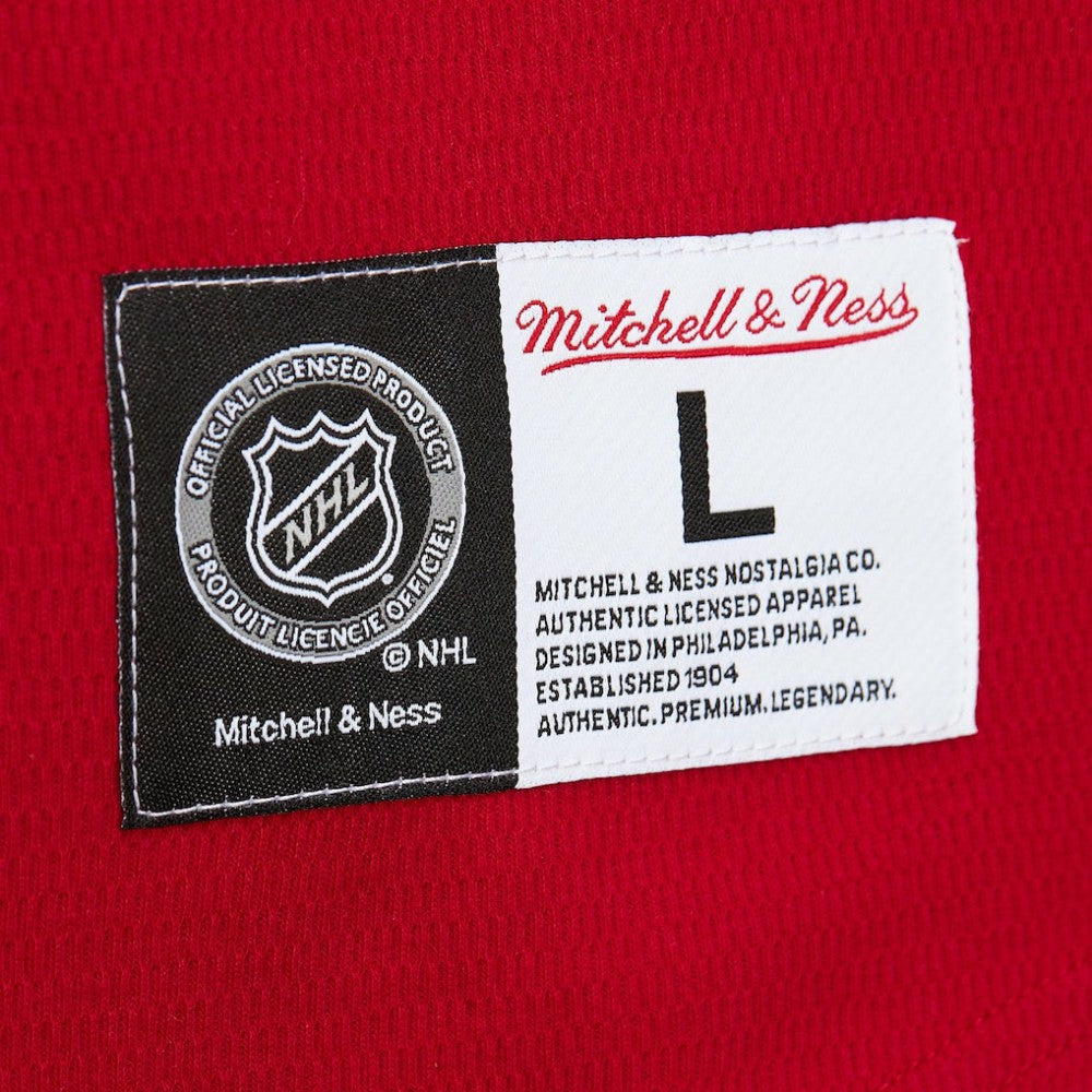 Chicago Blackhawks Mitchell & Ness Thermal Henley Long Sleeve T-Shirt - Red - NHL 202122437