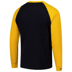 Pittsburgh Penguins Mitchell & Ness Legendary Slub Raglan Long Sleeve T-Shirt - Black/Gold - NHL 202122441
