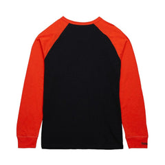 Philadelphia Flyers Mitchell & Ness Legendary Slub Raglan Long Sleeve T-Shirt - Black/Orange - NHL 202122442