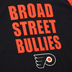 Philadelphia Flyers Mitchell & Ness Legendary Slub Raglan Long Sleeve T-Shirt - Black/Orange - NHL 202122442