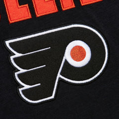 Philadelphia Flyers Mitchell & Ness Legendary Slub Raglan Long Sleeve T-Shirt - Black/Orange - NHL 202122442