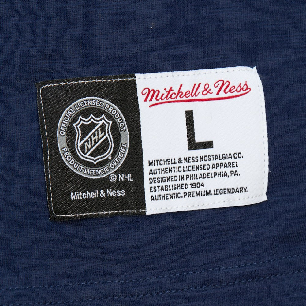 Washington Capitals Mitchell & Ness Legendary Slub Raglan Long Sleeve T-Shirt - Navy/Red - NHL 202122444