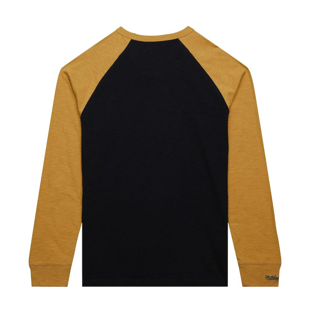 Vegas Golden Knights Mitchell & Ness Legendary Slub Raglan Long Sleeve T-Shirt - Black/Gold - NHL 202122445