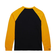 Boston Bruins Mitchell & Ness Legendary Slub Raglan Long Sleeve T-Shirt - Black/Gold - NHL 202122446