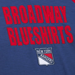New York Rangers Mitchell & Ness Legendary Slub Raglan Long Sleeve T-Shirt - Blue/Red - NHL 202122447