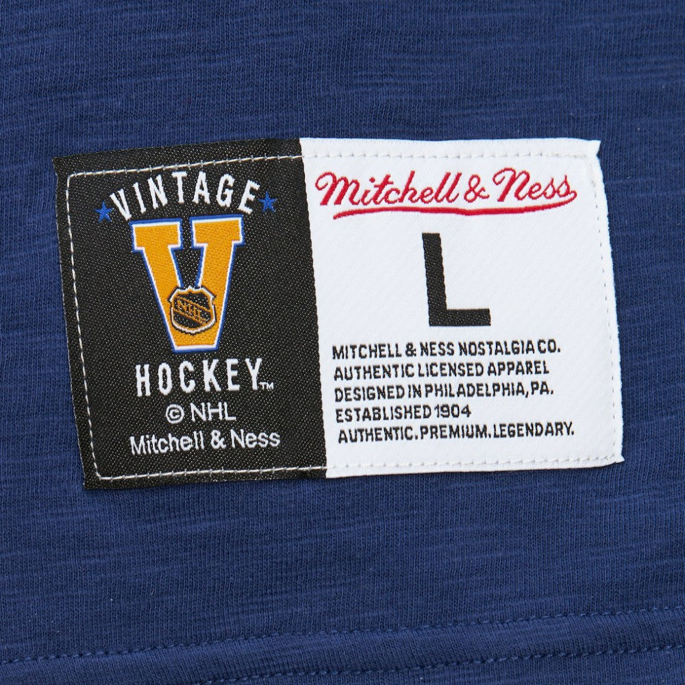 New York Rangers Mitchell & Ness Legendary Slub Raglan Long Sleeve T-Shirt - Blue/Red - NHL 202122447
