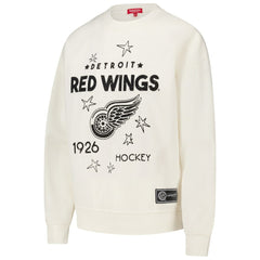 Detroit Red Wings Mitchell & Ness Women's Logo 3.0 Pullover Sweatshirt - Cream - NHL 202122450