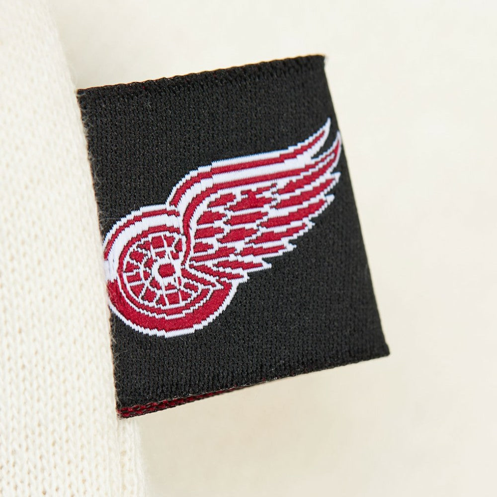Detroit Red Wings Mitchell & Ness Women's Logo 3.0 Pullover Sweatshirt - Cream - NHL 202122450