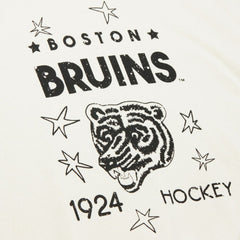 Boston Bruins Mitchell & Ness Women's Logo 3.0 Pullover Sweatshirt - Cream - NHL 202122451