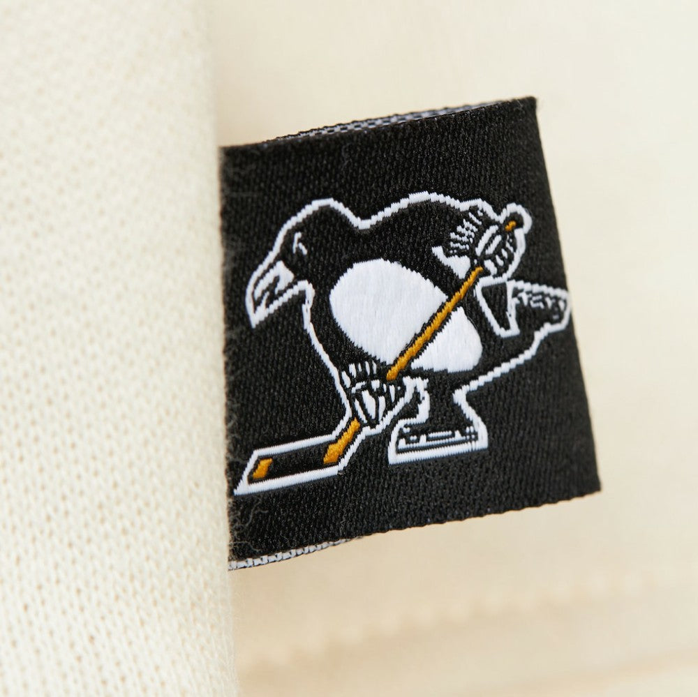 Pittsburgh Penguins Mitchell & Ness Women's Logo 3.0 Pullover Sweatshirt - Cream - NHL 202122452
