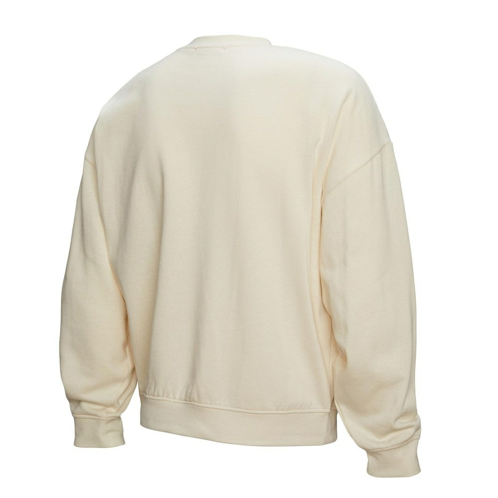 Chicago Blackhawks Mitchell & Ness Women's Logo 3.0 Pullover Sweatshirt - Cream - NHL 202122453