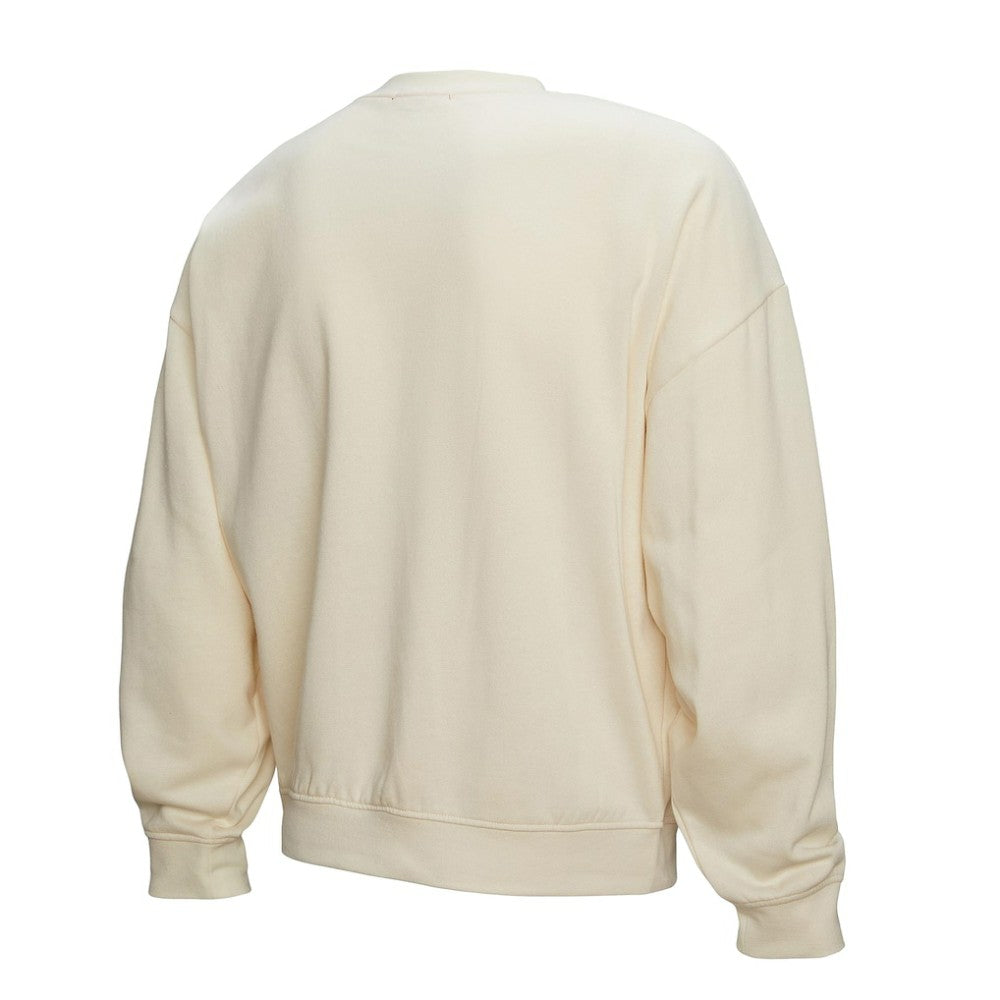 Seattle Kraken Mitchell & Ness Women's Logo 3.0 Pullover Sweatshirt - Cream - NHL 202122454