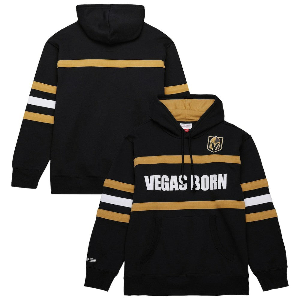 Vegas Golden Knights Mitchell & Ness Head Coach Slogan Pullover Hoodie - Black - NHL 202122462