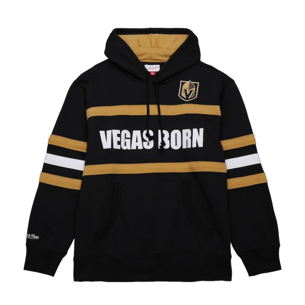 Vegas Golden Knights Mitchell & Ness Head Coach Slogan Pullover Hoodie - Black - NHL 202122462