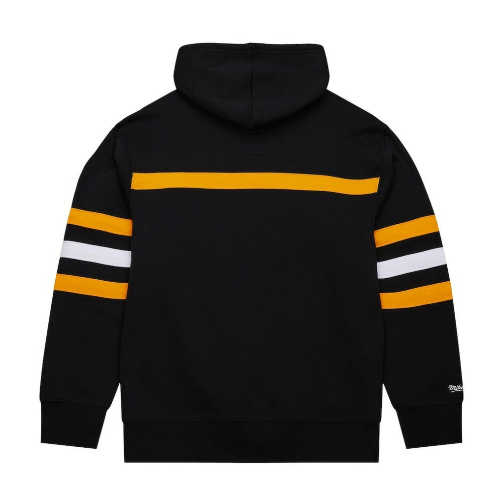 Boston Bruins Mitchell & Ness Head Coach Slogan Pullover Hoodie - Black - NHL 202122463