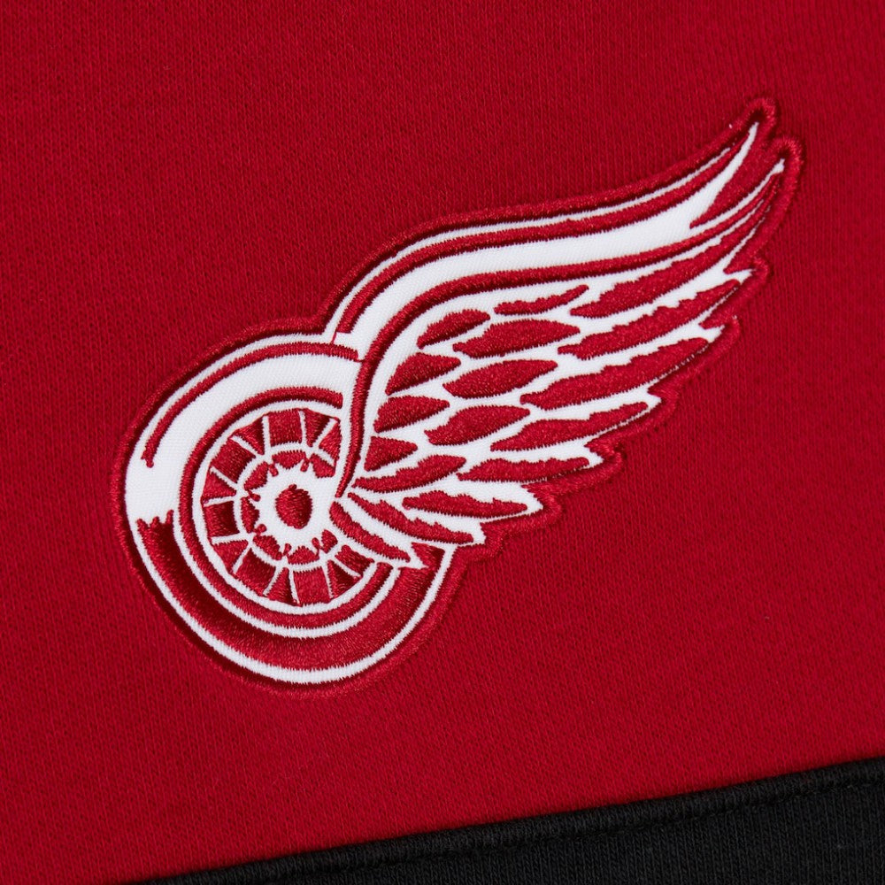 Detroit Red Wings Mitchell & Ness Head Coach Slogan Pullover Hoodie - Red - NHL 202122465
