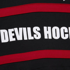 New Jersey Devils Mitchell & Ness Head Coach Slogan Pullover Hoodie - Black - NHL 202122470