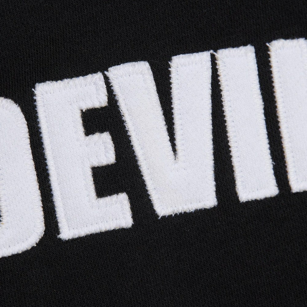 New Jersey Devils Mitchell & Ness Head Coach Slogan Pullover Hoodie - Black - NHL 202122470