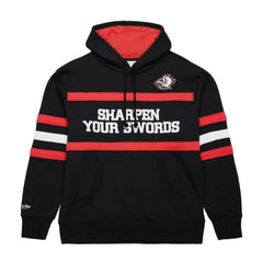 Buffalo Sabres Mitchell & Ness Head Coach Slogan Pullover Hoodie - Black - NHL 202122473