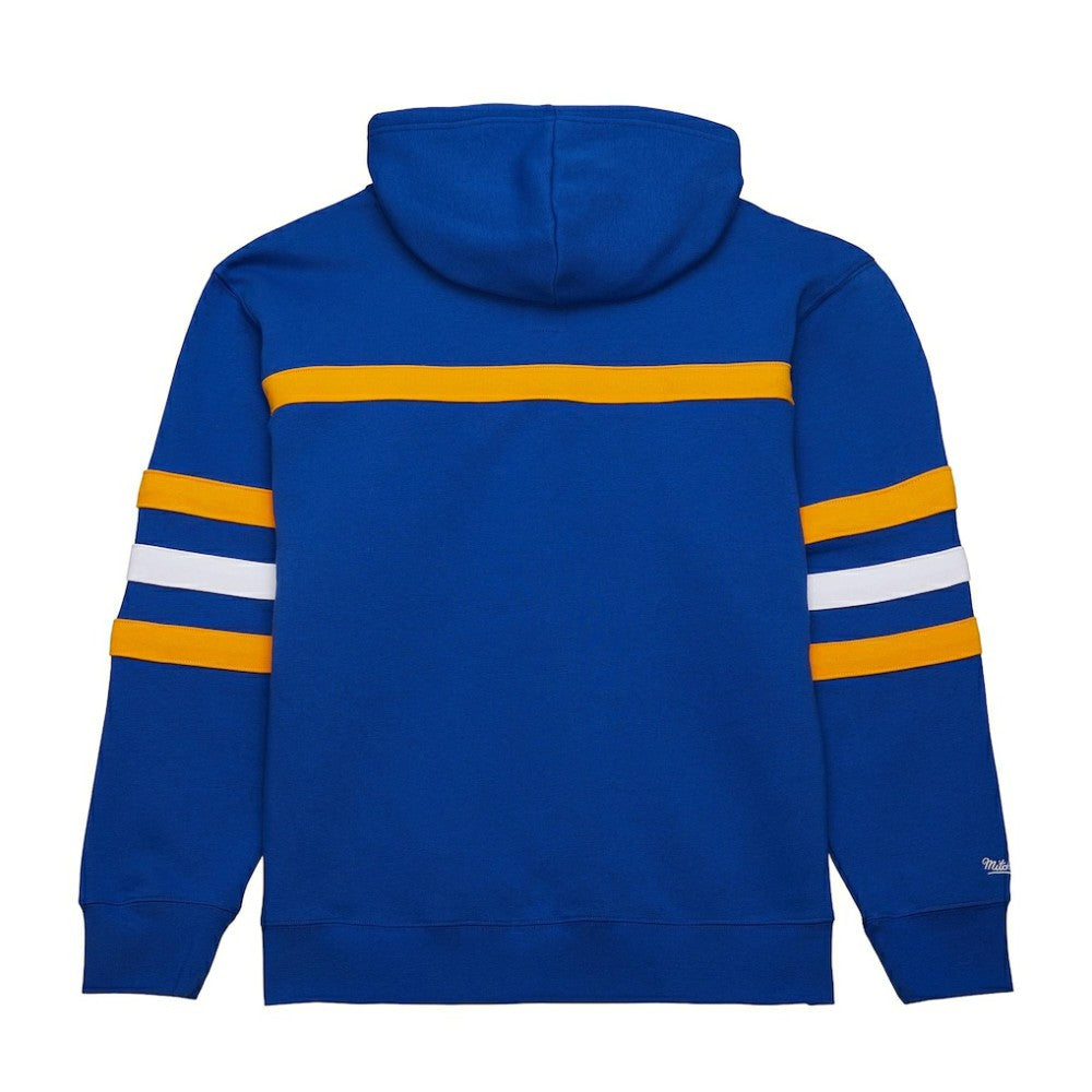 St. Louis Blues Mitchell & Ness Head Coach Slogan Pullover Hoodie - Blue - NHL 202122474