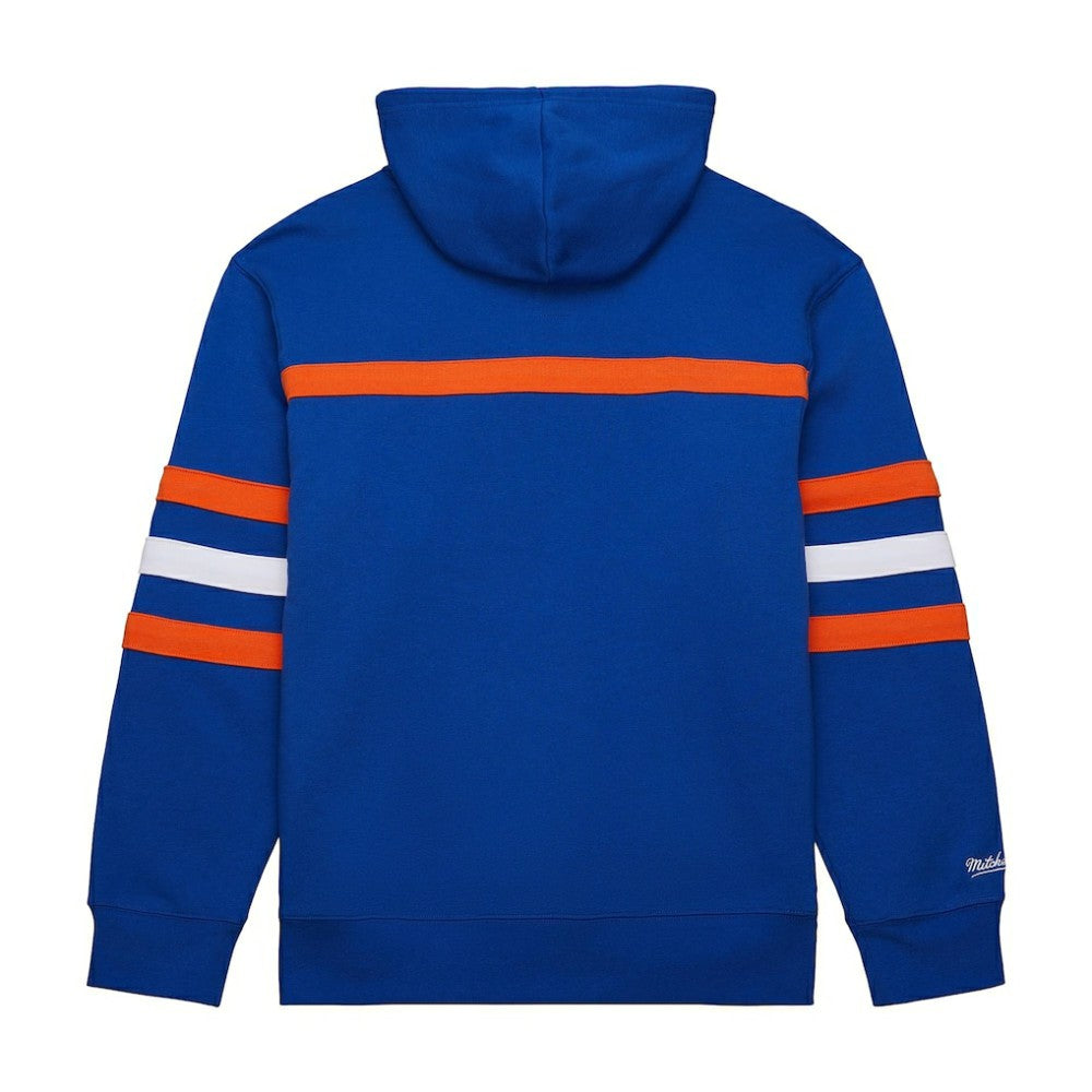 New York Islanders Mitchell & Ness Head Coach Slogan Pullover Hoodie - Royal - NHL 202122475