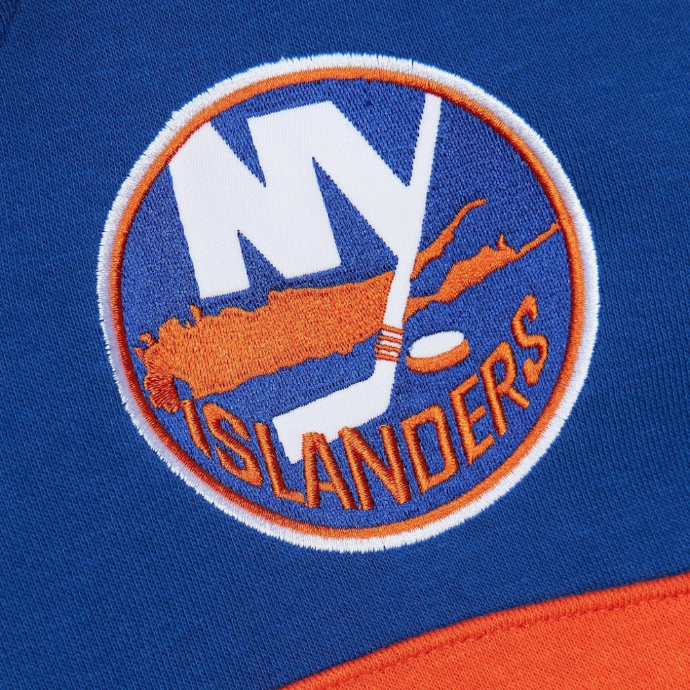 New York Islanders Mitchell & Ness Head Coach Slogan Pullover Hoodie - Royal - NHL 202122475