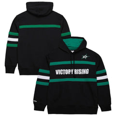 Dallas Stars Mitchell & Ness Head Coach Slogan Pullover Hoodie - Black - NHL 202122476