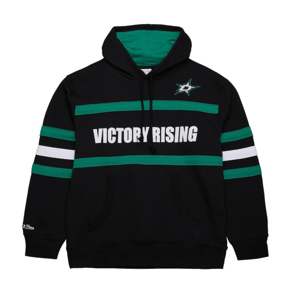 Dallas Stars Mitchell & Ness Head Coach Slogan Pullover Hoodie - Black - NHL 202122476