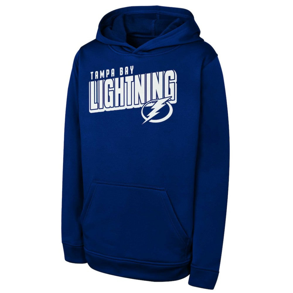 Tampa Bay Lightning Youth Cyber Punk Performance Hoodie - Blue - NHL 202122507