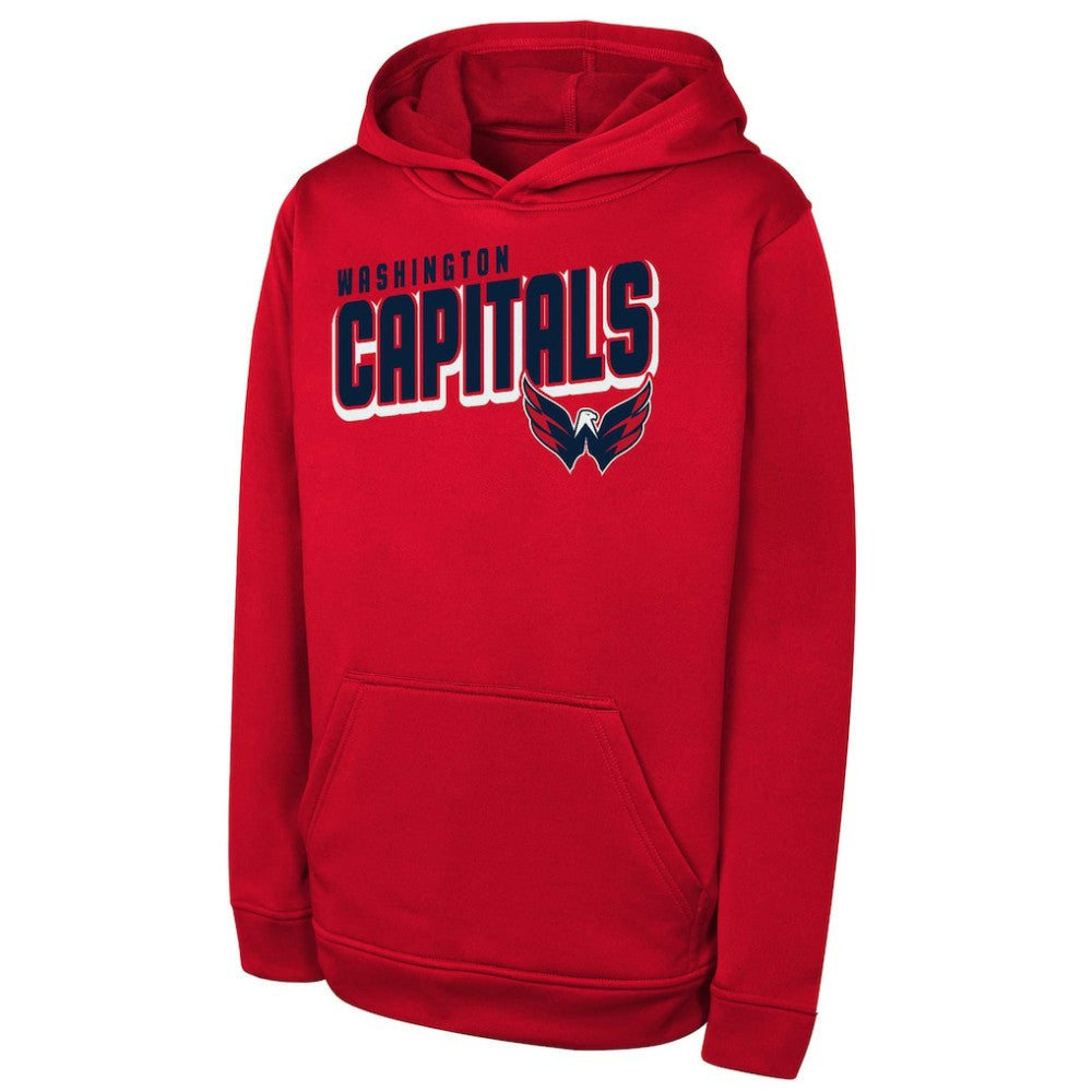 Washington Capitals Youth Cyber Punk Performance Hoodie - Red - NHL 202122524