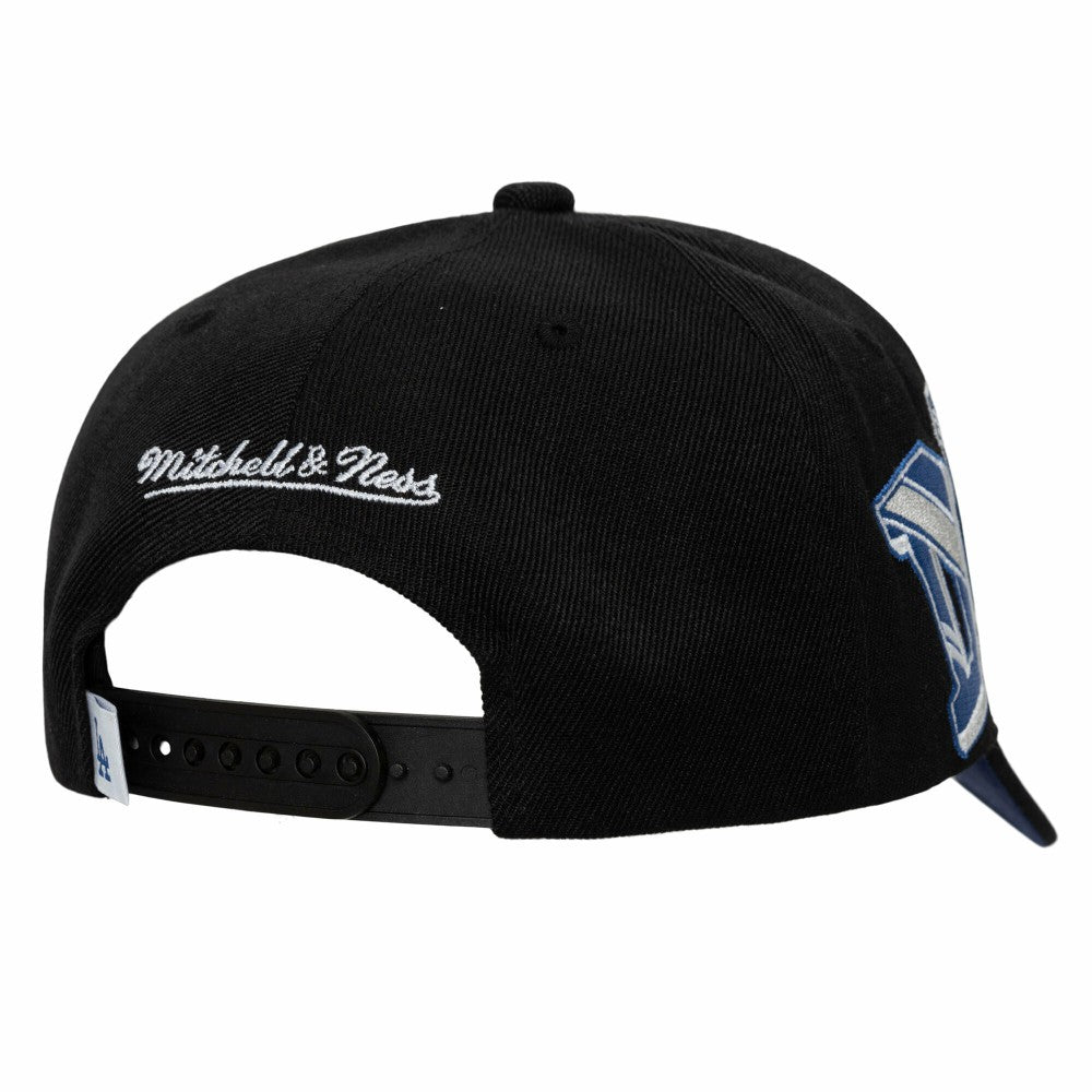 Los Angeles Dodgers Mitchell & Ness Hyper Type Pro Crown Snapback Hat - Black - Mitchell & Ness on Sale