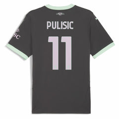 Christian Pulisic AC Milan 2024/25 Third Replica Player Jersey Charcoal - Puma outlet
