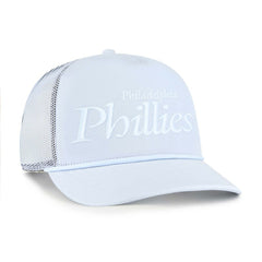 Philadelphia Phillies '47 Foundation Script Hitch Adjustable Trucker Hat - Light Blue - 47 brand on Sale