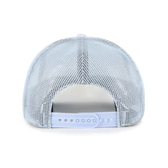 Miami Marlins '47 Foundation Script Hitch Adjustable Trucker Hat - Light Blue - 47 brand Lifestyle