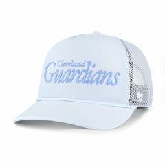 Cleveland Guardians '47 Foundation Script Hitch Adjustable Trucker Hat - Light Blue - 47 brand Discount