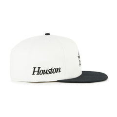 Houston Astros '47 Foundation Captain Snapback Hat - White/Black - 47 brand Sale