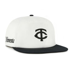 Minnesota Twins '47 Foundation Captain Snapback Hat - White/Black - 47 brand Sale