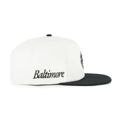 Baltimore Orioles '47 Foundation Captain Snapback Hat - White/Black - 47 brand Online