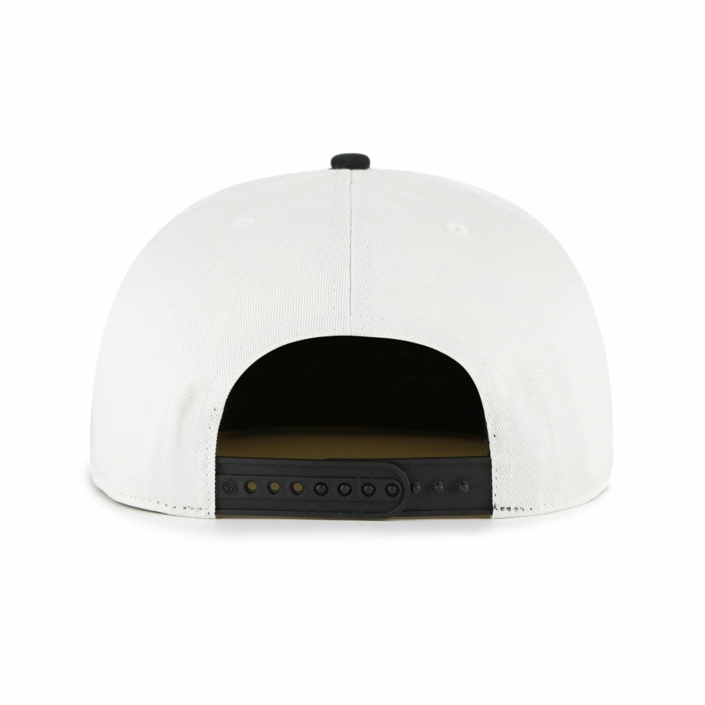 Miami Marlins '47 Foundation Captain Snapback Hat - White/Black - 47 brand Online