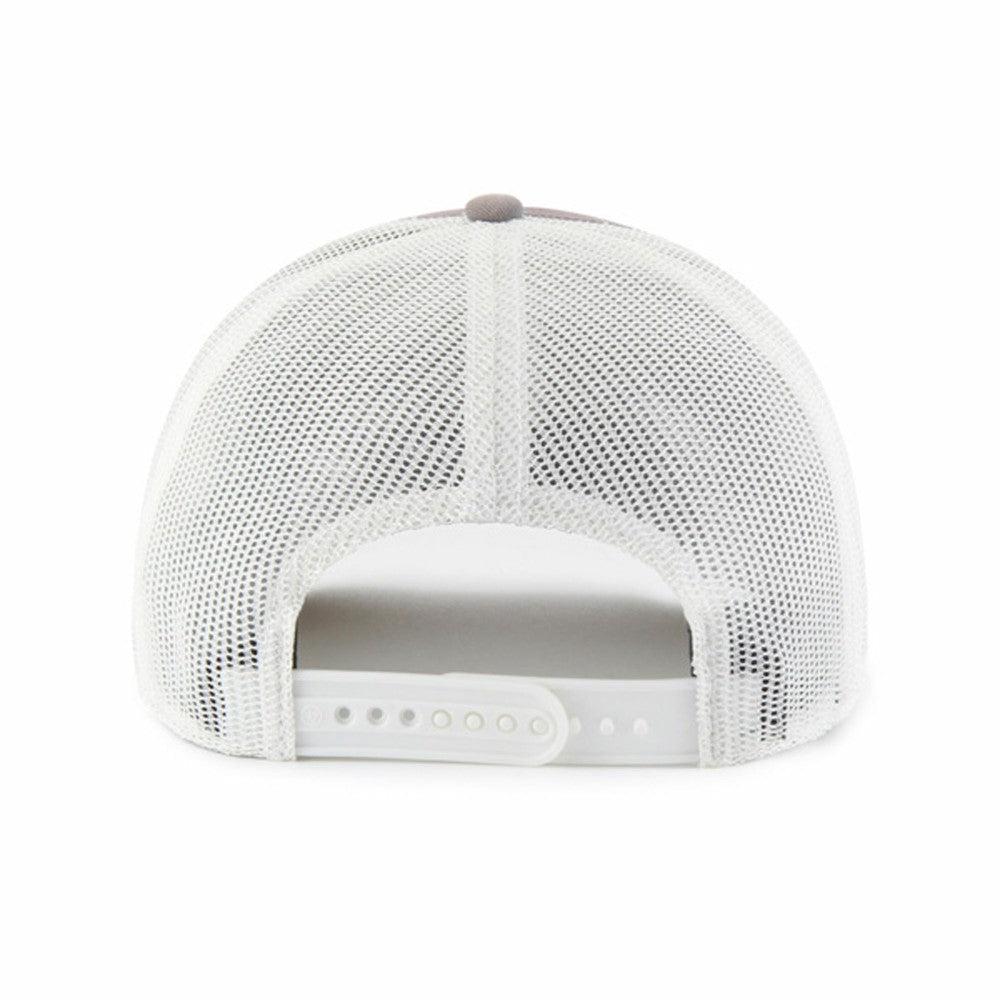 Milwaukee Brewers '47 Tide Sweep Rope Trucker Adjustable Hat - Gray/White - 47 brand Sale
