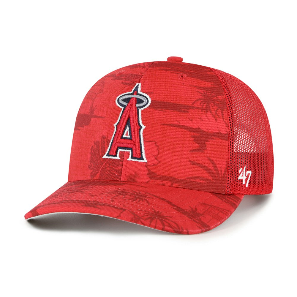 '47 Los Angeles Angels Fiji Trucker Adjustable Hat - Red - 47 brand on Sale