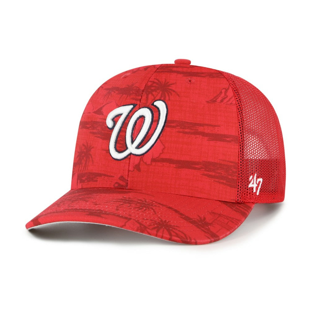 '47 Washington Nationals Fiji Trucker Adjustable Hat - Red - 47 brand Sale