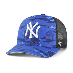 '47 New York Yankees Fiji Trucker Adjustable Hat - Blue - 47 brand Discount