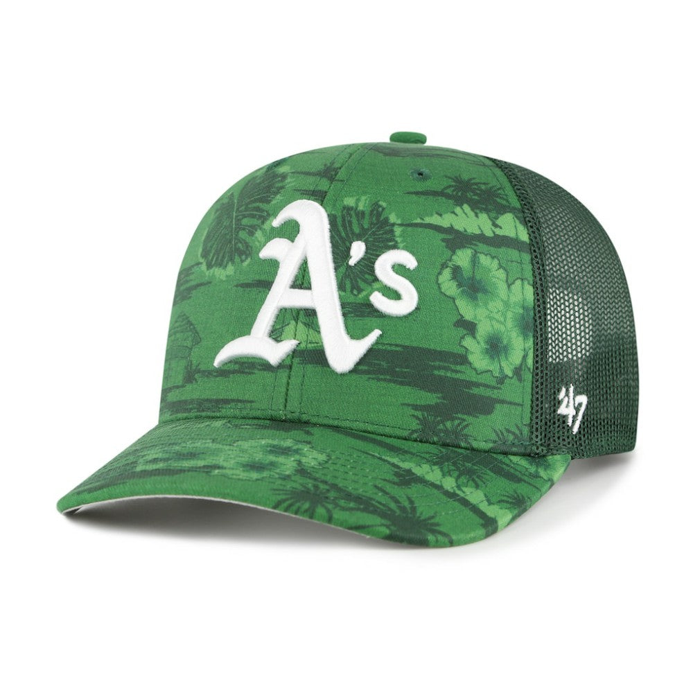 '47 Athletics Fiji Trucker Adjustable Hat - Green - 47 brand Online