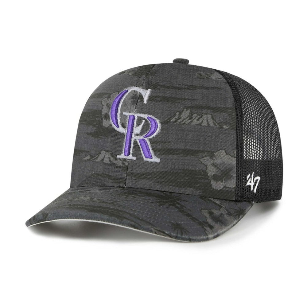 '47 Colorado Rockies Fiji Trucker Adjustable Hat - Black - 47 brand on Sale